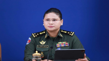 Juru bicara Kementerian Pertahanan Kamboja, Letjen Maly Socheata