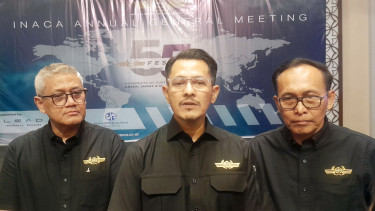 Ketua Umum INACA, Denon Prawiraatmadja. 
