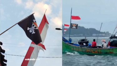 Warga Kibarkan Bendera One Piece Jelang 17 Agustus