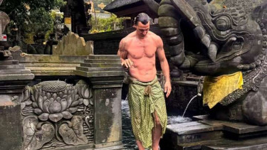 Zlatan Ibrahimovic liburan di Bali