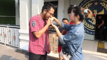 Napi berinisial TIKUK (kiri) bebas melalui kebijakan amnesti