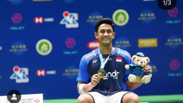 Tunggal putra Indonesia Alwi Farhan