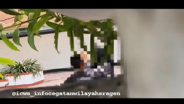 Sepasang remaja melakukan tindakan asusila di lingkungan rumdin Bupati Sragen