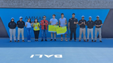 Petenis muda asal Inggris, Max Basing juara di Men's World Tennis Championship