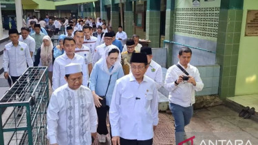 Menag Nasaruddin Umar tinjau pelaksanaan Cek Kesehatan Gratis di Pesantren Asshiddiqiyah, Jakarta