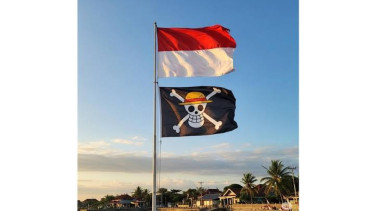 Ilustrasi bendera one piece