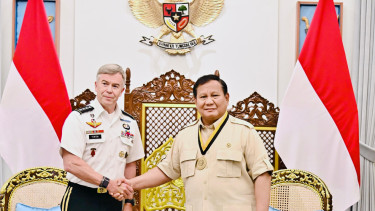 Presiden Prabowo menerima medali kehormatan U.S. Special Operations Command
