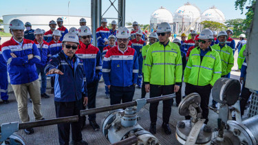 Dirut Pertamina Patra Niaga cek terminal LPG