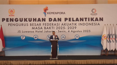 Ketua Umum PB Akuatik Indonesia, Anindya Bakrie