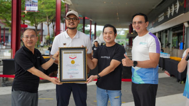 Pancasakti Run pecahkan rekor MURI