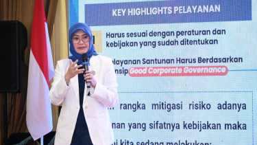 Plt. Direktur Utama Jasa Raharja Dewi Aryani Suzana
