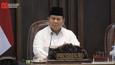 Presiden RI Prabowo Subianto memimpin sidang kabinet paripurna 