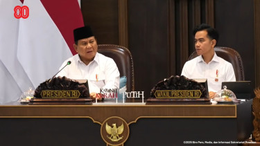 Presiden dan Wapres RI, Prabowo Subianto dan Gibran Rakabuming Raka
