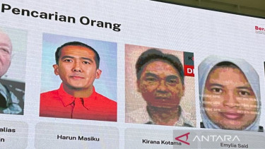 Kirana Kotama (tengah) yang telah dimasukkan ke dalam DPO KPK sejak Juni 2017