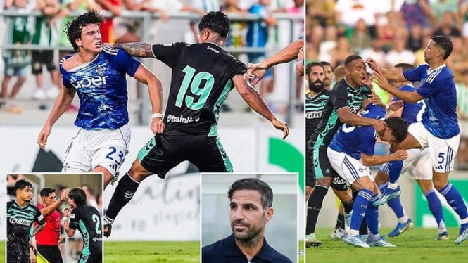 Keributan Pemain Como Vs Real Betis