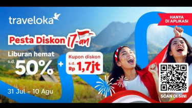 Promo 17 Agustus dari Traveloka