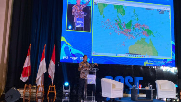 Menteri Kelautan dan Perikanan, Sakti Wahyu Trenggono di Forum BOSF