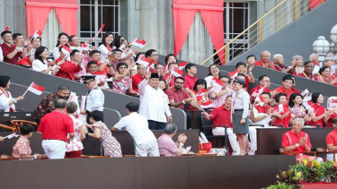 Presiden Prabowo Subianto menghadiri Parade Hari Nasional Singapura 2025