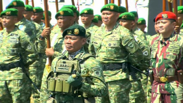 Pangkostrad Letjen TNI Mohammad Fadjar jadi Komandan Upacara di Batujajar