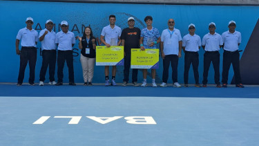 Petenis asal Prancis, Arthur Gea, sukses merebut gelar juara M-25 Bali