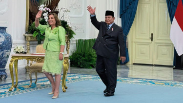 Pertemuan Presiden Prabowo dengan Presiden Peru Dina Erlina Boluarte Zegarra