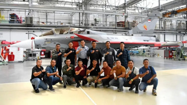 Penampakan jet tempur Dassault Rafale milik Indonesia 