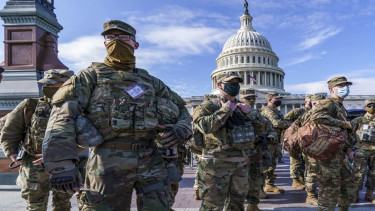 Pasukan Garda Nasional dikerahkan untuk menjaga Washington DC