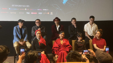 Gala premiere film Panggilan dari Kubur.