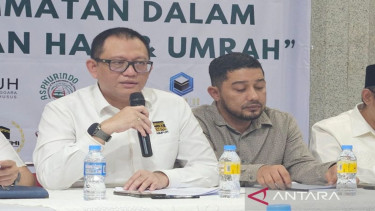 Juru bicara Tim 13 Asosiasi Penyelenggara Haji dan Umrah Muhammad Firman Taufik