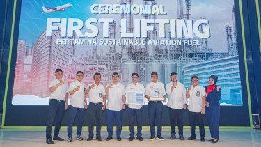 Lifting Perdana SAF di Kilang Pertamina Cilacap