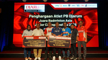 Moh Zaki Ubaidillah atau Ubed, juara tunggal putra Asia Junior Championships