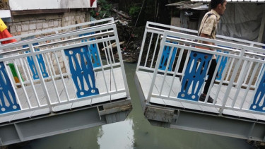 Jembatan Antar Kampung (JAK) di Gandaria, Jaksel