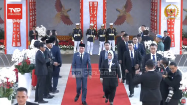 Presiden ke-7 RI Joko Widodo (Jokowi) di Kompleks Parlemen, Senayan, Jakarta