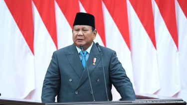 Presiden Prabowo Subianto di Sidang Tahunan MPR RI tahun 2025