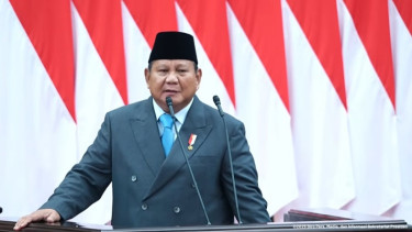 Presiden Prabowo Subianto di Sidang Tahunan MPR RI tahun 2025