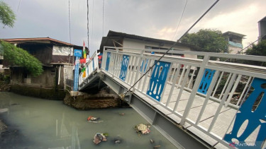 Jembatan Antar Kampung (JAK) di Gandaria, Jakarta Selatan