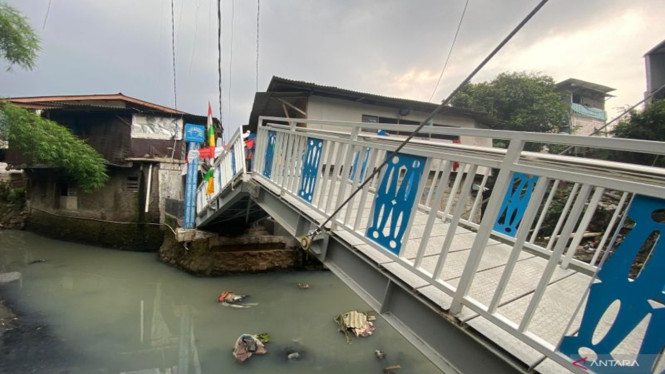 Jembatan Antar Kampung (JAK) di Gandaria, Jakarta Selatan