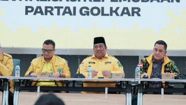 Ketua Umum Pimpinan Pusat Angkatan Muda Partai Golkar (PP AMPG) Aldi Al Idrus