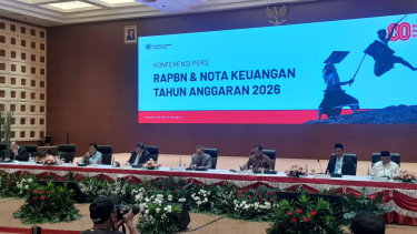 Konferensi pers RAPBN & Nota Keuangan Tahun Anggaran 2026