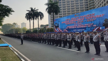 Apel gelar pasukan Operasi Kepolisian Terpusat Merdeka Jaya 2025 