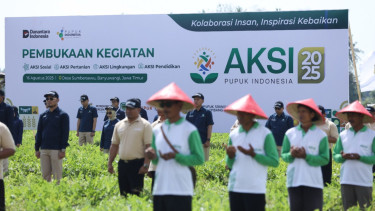 Karyawan Pupuk Indonesia Grup gelar Program AKSI 2025 di Banyuwangi