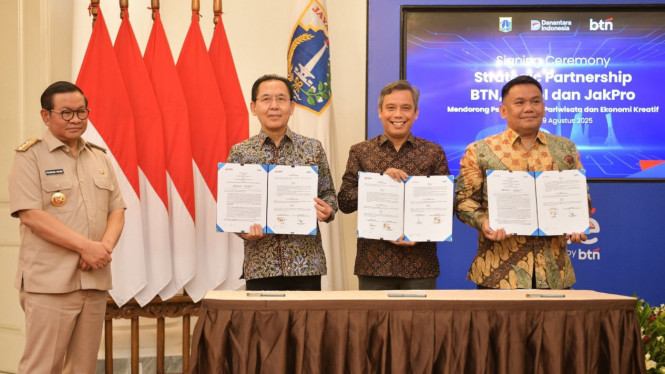 Penandatanganan Nota Kesepahaman BTN, JakPro dan Ancol