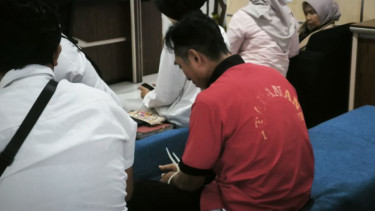 Staf LPPM Unram, Semah, tersangka kasus pelecehan seksual terhadap mahasiswi
