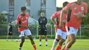 Pelatih Timnas Indonesia U-17 Nova Arianto