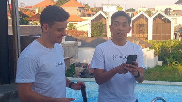Pendiri FLOQ, Yudhono Rawis (kanan) dan SVP of Strategy, Paul Leo Versley.