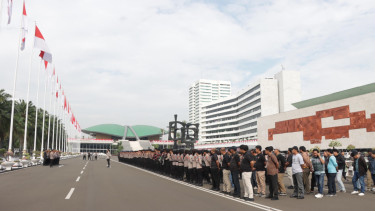 Apel pengamanan demo di DPR