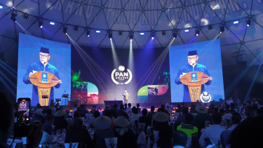 Ketua Umum PAN Zulkifli Hasan di acara PAN Awards 2025