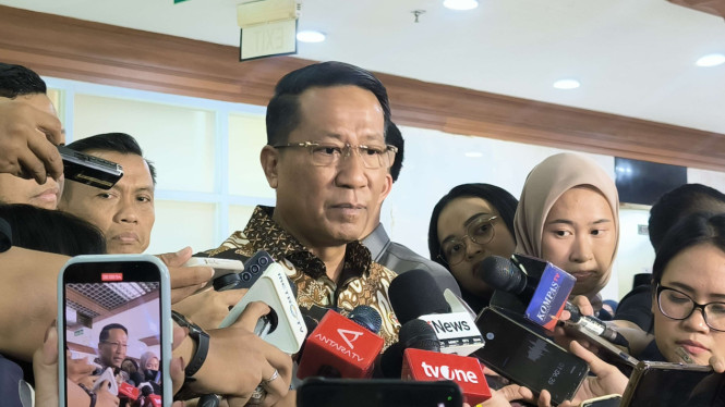 Menteri Hukum, Supratman Andi Agtas di Kompleks Parlemen, Senayan, Jakarta Pusat