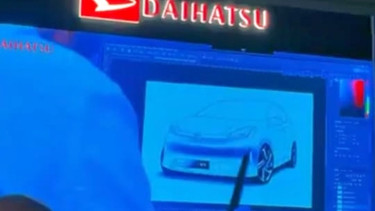Gambar diduga Daihatsu Ayla EV