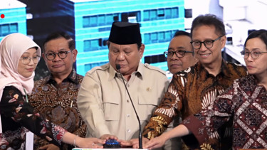 Presiden prabowo resmikan rumah sakit otak nasional 